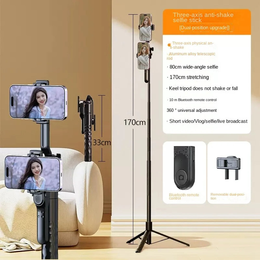 Selfie Stick Bluetooth Techsuit K28, Universal, Negru