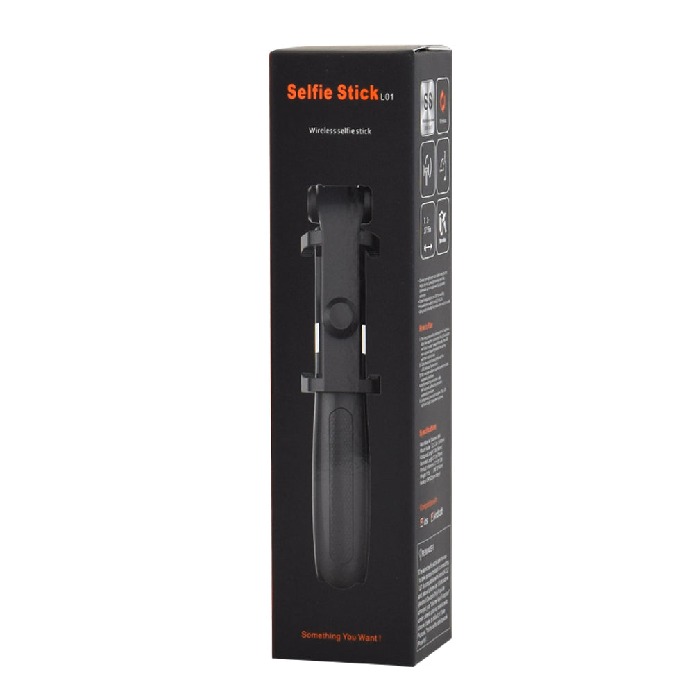 Selfie Stick Bluetooth Techsuit L01s, Universal, Negru