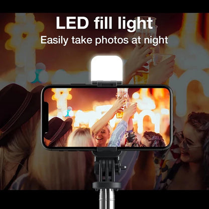 Selfie Stick Bluetooth Techsuit L02s, Universal, Negru