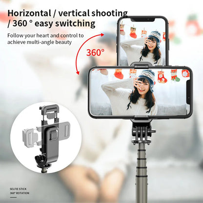 Selfie Stick Bluetooth Techsuit L03, Universal, Negru