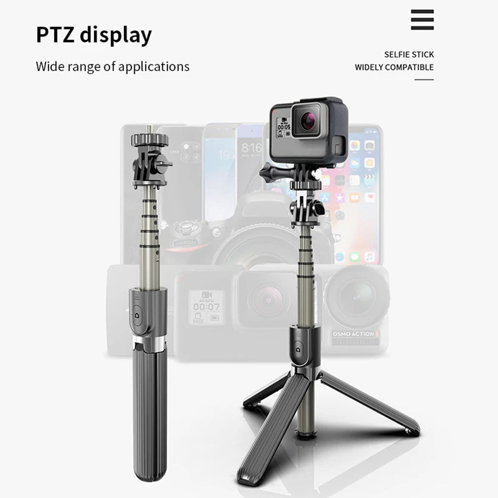 Selfie Stick Bluetooth Techsuit L03, Universal, Negru