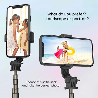 Selfie Stick Bluetooth Techsuit L10, Universal, Negru