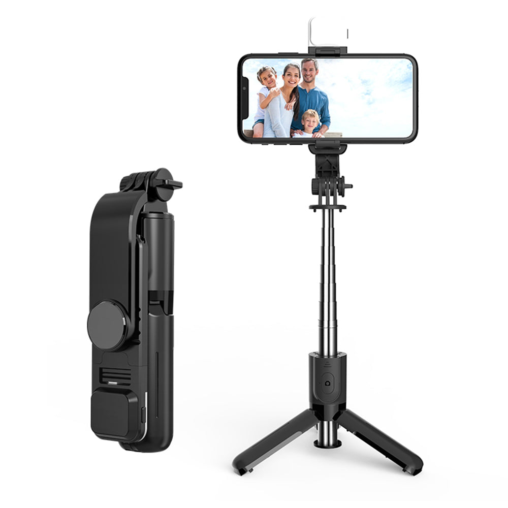 Selfie Stick Bluetooth Techsuit L11s, Universal, Negru