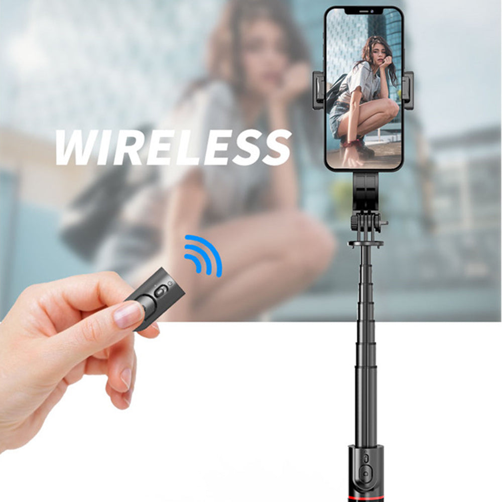 Selfie Stick Bluetooth Techsuit L12, Universal, Negru