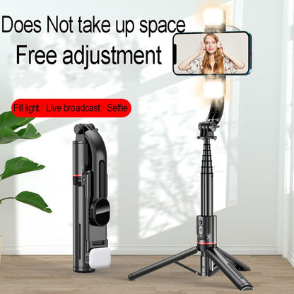 Selfie Stick Bluetooth Techsuit L12D, Universal, Negru