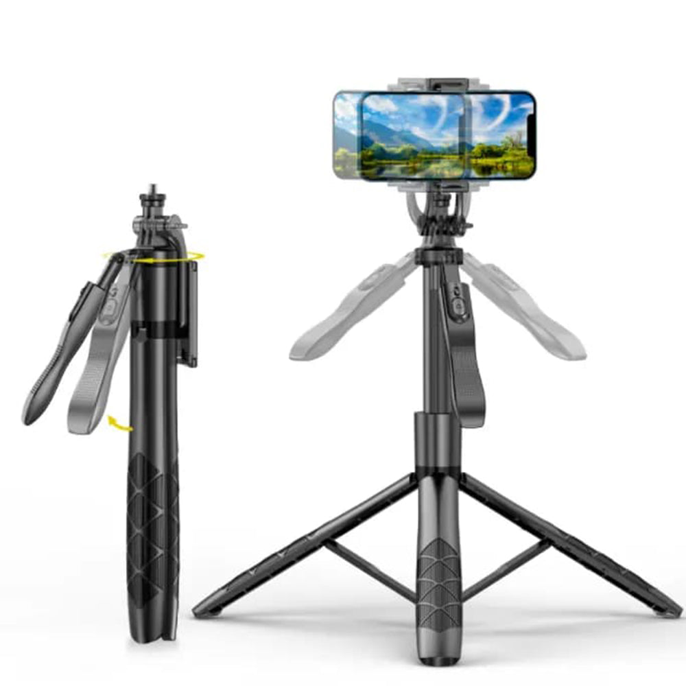 Selfie Stick Bluetooth Techsuit L16, Universal, Negru