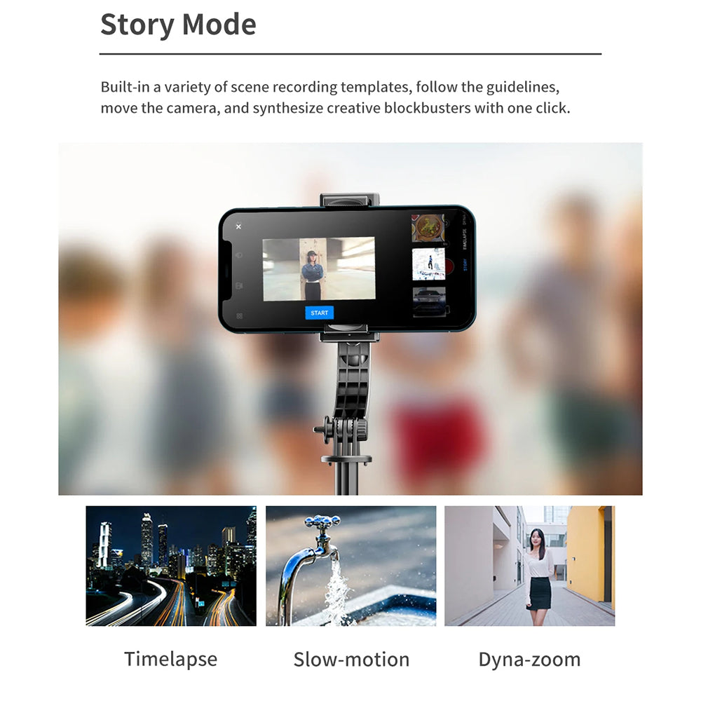 Selfie Stick Bluetooth Techsuit L19s, Universal, Negru