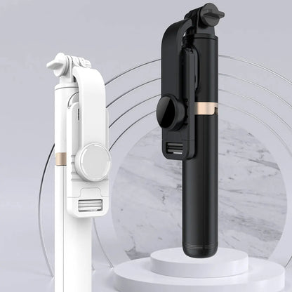 Selfie Stick Bluetooth Techsuit Q03, Universal, Negru
