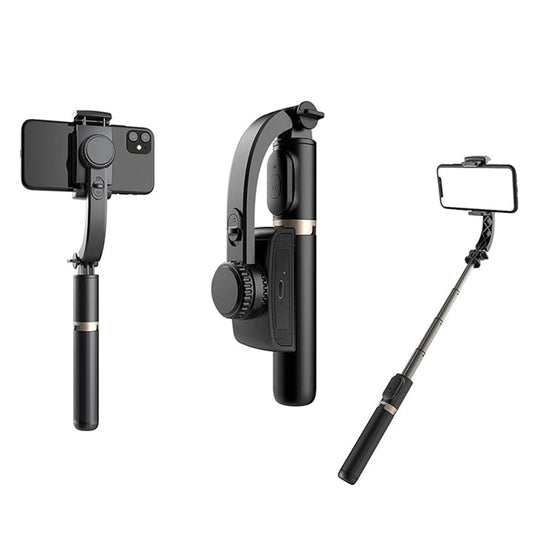Selfie Stick Bluetooth Techsuit Q08, Universal, Negru