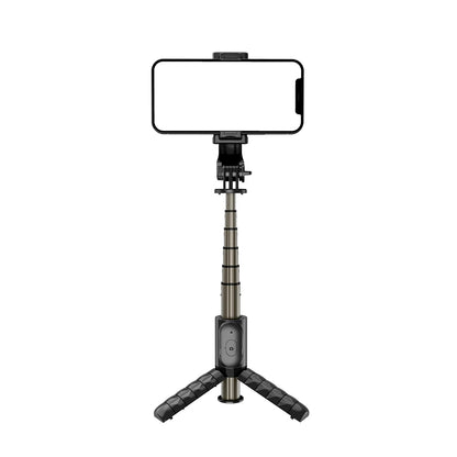 Selfie Stick Bluetooth Techsuit Q10, Universal, Negru