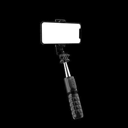 Selfie Stick Bluetooth Techsuit Q11, Universal, Negru