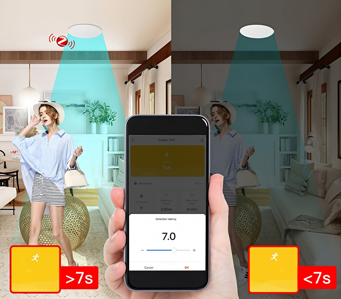 Senzor Prezenta Moes ZSS-QY-HP, ZigBee