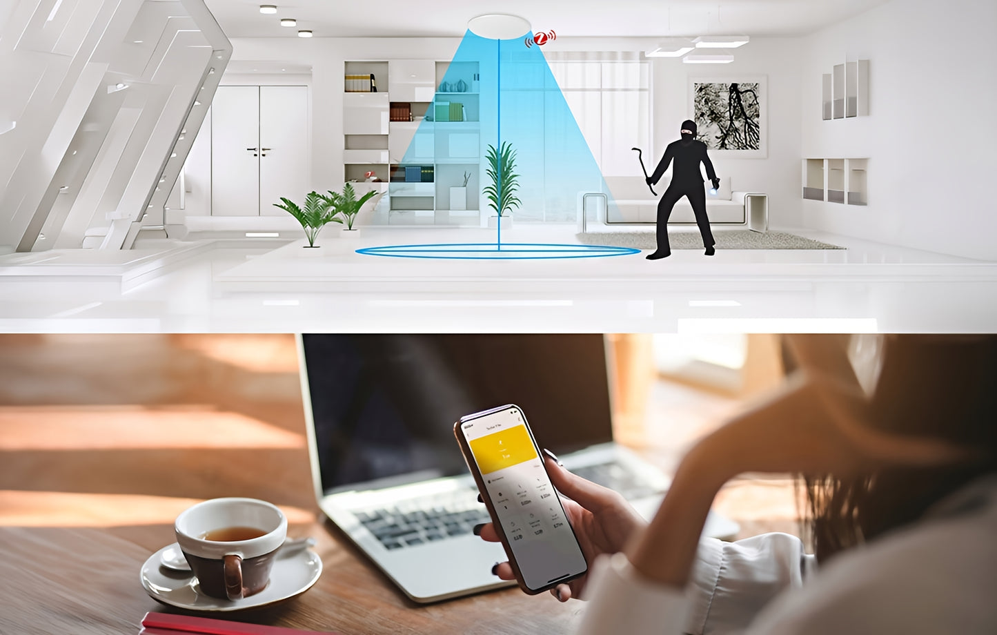 Senzor Prezenta Moes ZSS-QY-HP, ZigBee