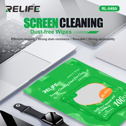 Servetele Curatare Uscate Relife RL-045A, Set 100 bucati