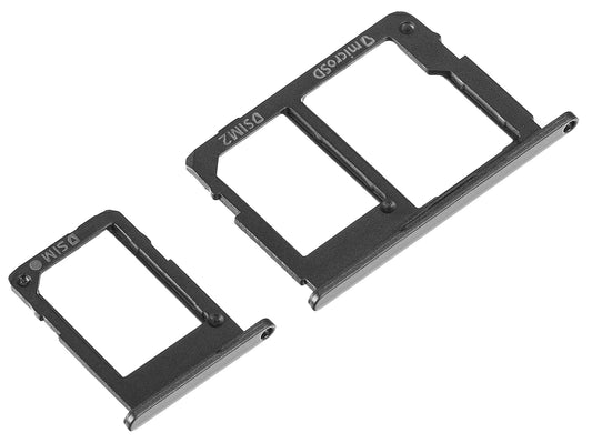 Suport SIM - Card Samsung Galaxy J5 (2017) J530, Dual SIM, Negru
