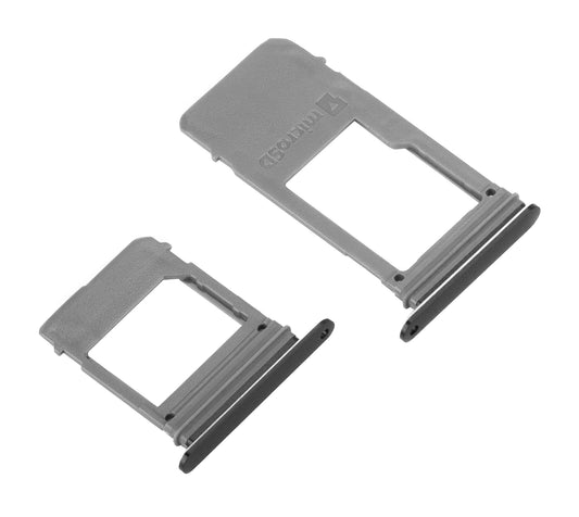 Suport SIM - Card Samsung Galaxy A5 (2017) A520 / A7 (2017) A720, Negru