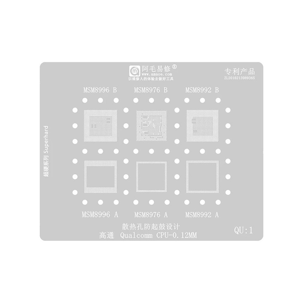 Sita BGA Amaoe pentru CPU Qualcomm QU1-8 Series