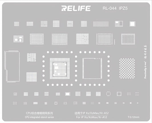 Sita BGA Relife RL-044 IPZ5 pentru Apple iPhone XS / XS Max / XR, CPU