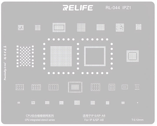 Sita BGA Relife RL-044 pentru Apple iPhone 6 - 17 Series, CPU