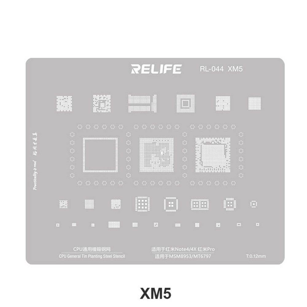Sita BGA Relife RL-044 V2.0 pentru CPU Xiaomi Series