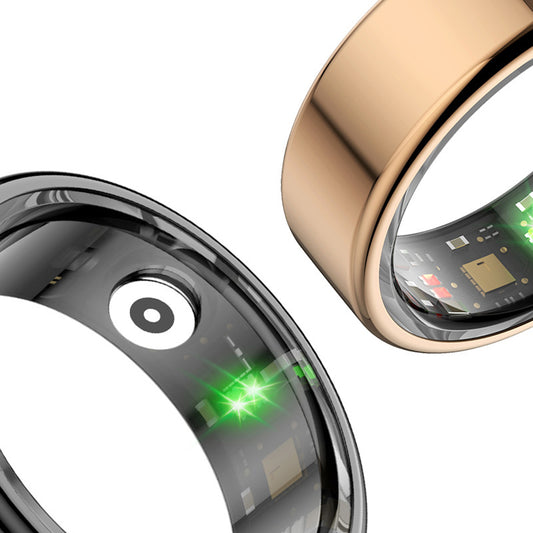 Smart Ring Techsuit R02, Marime 11, Roz Auriu