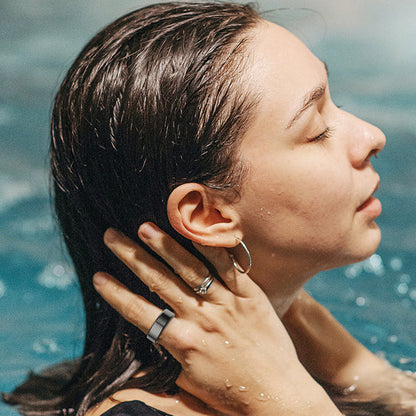 Smart Ring Techsuit R02, Marime 11, Roz Auriu