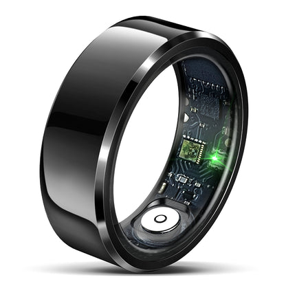 Smart Ring Techsuit R6, Marime 8, Negru