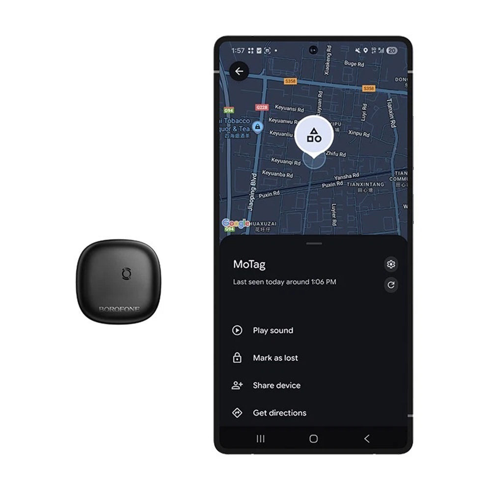 Borofone SmartTag BC105 pentru Android Series, Negru