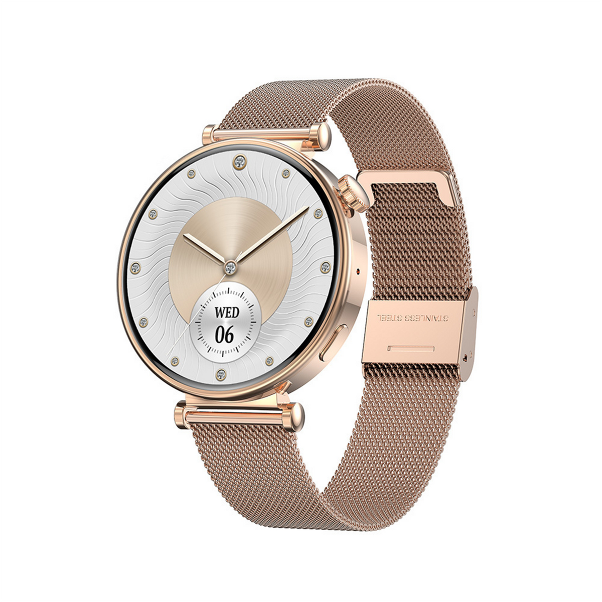 Smartwatch Blavec W17 Amber, Roz Auriu