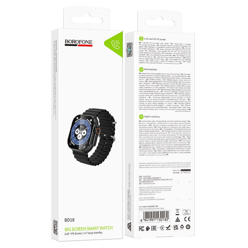 Smartwatch Borofone BD18, Negru