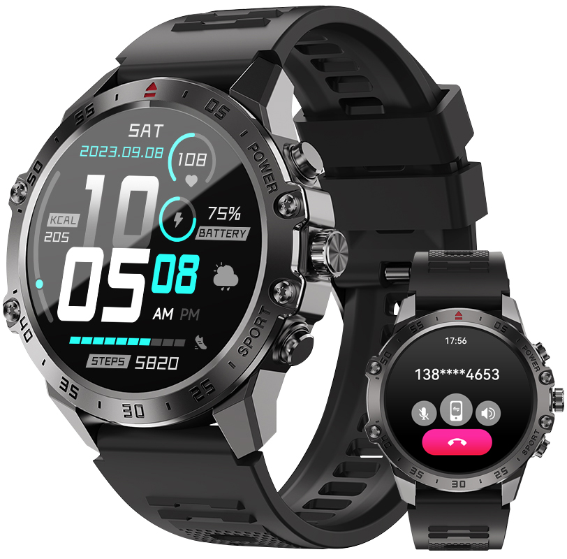 Smartwatch BWOO WA-08, Negru
