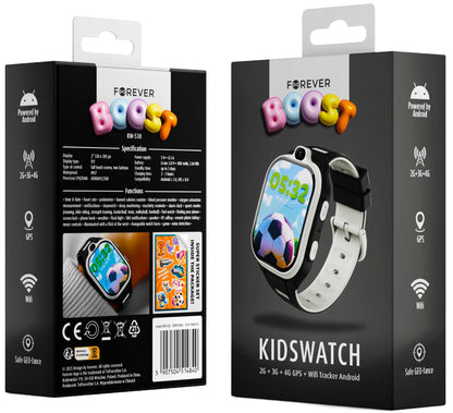 Smartwatch Forever Kids Boost KW-530 Call, Negru