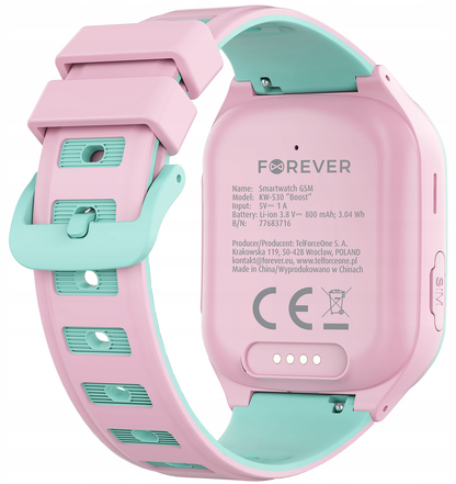 Smartwatch Forever Kids Boost KW-530 Call, Roz
