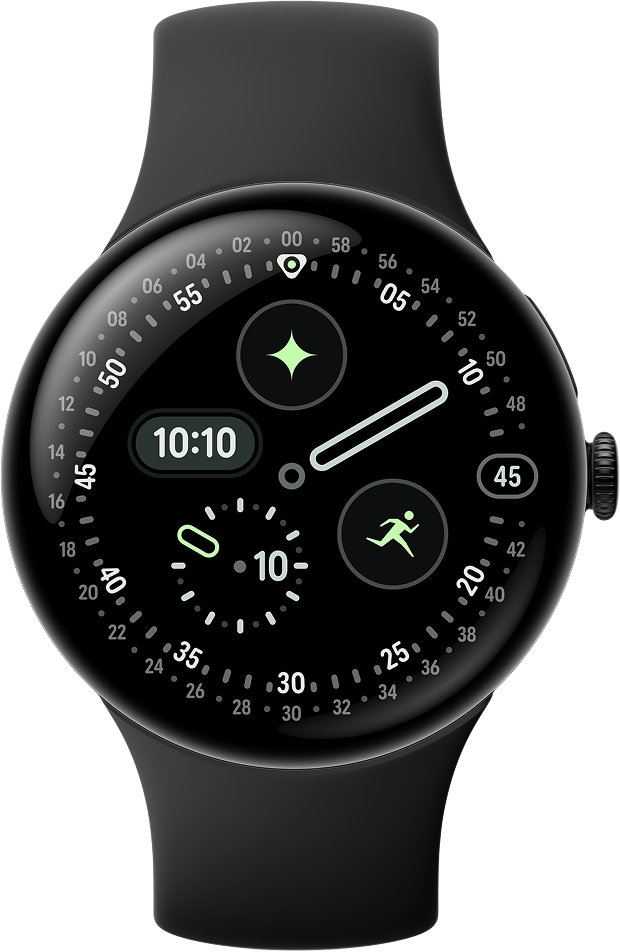 Smartwatch Google Pixel Watch 4, 45mm, Wi-Fi, Negru GA09962-EU