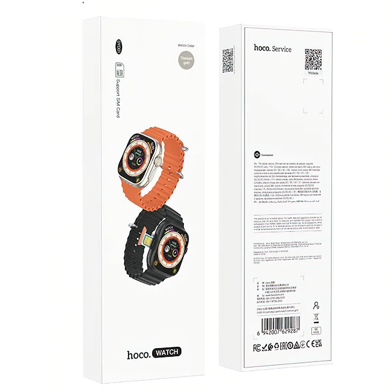 Smartwatch HOCO DYD01 Call, Negru