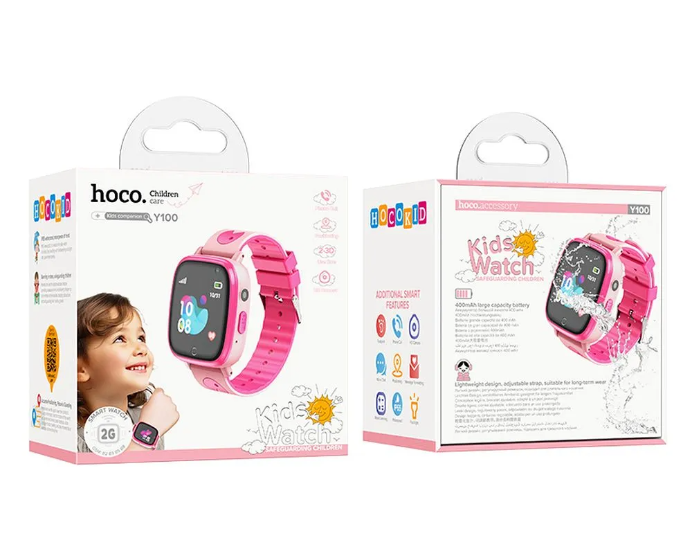 Smartwatch HOCO Y100 Kids Call, Roz