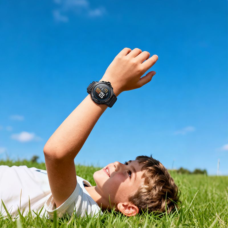 Smartwatch HOCO Y107 Kids Call, Negru