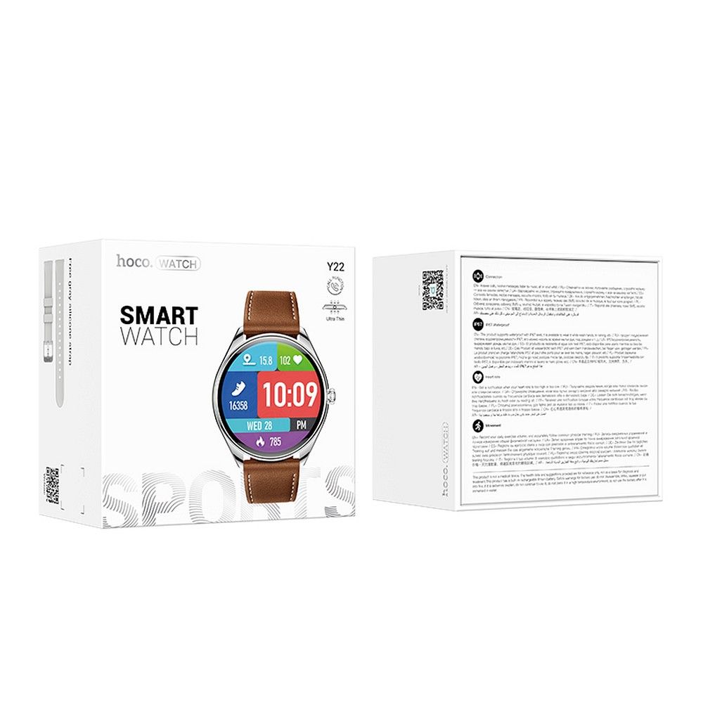 Smartwatch HOCO Y22, Argintiu