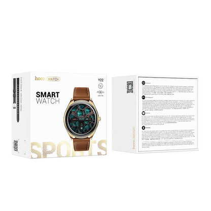 Smartwatch HOCO Y22, Auriu