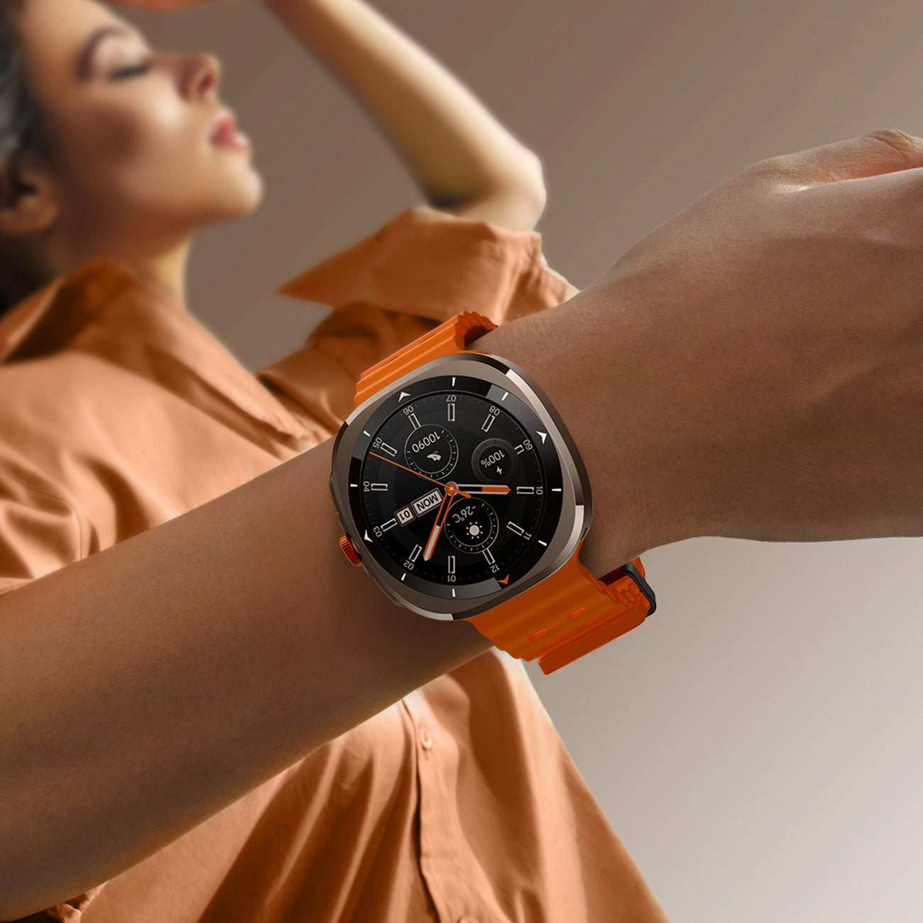 Smartwatch Joyroom JR-FV2 Call, Portocaliu