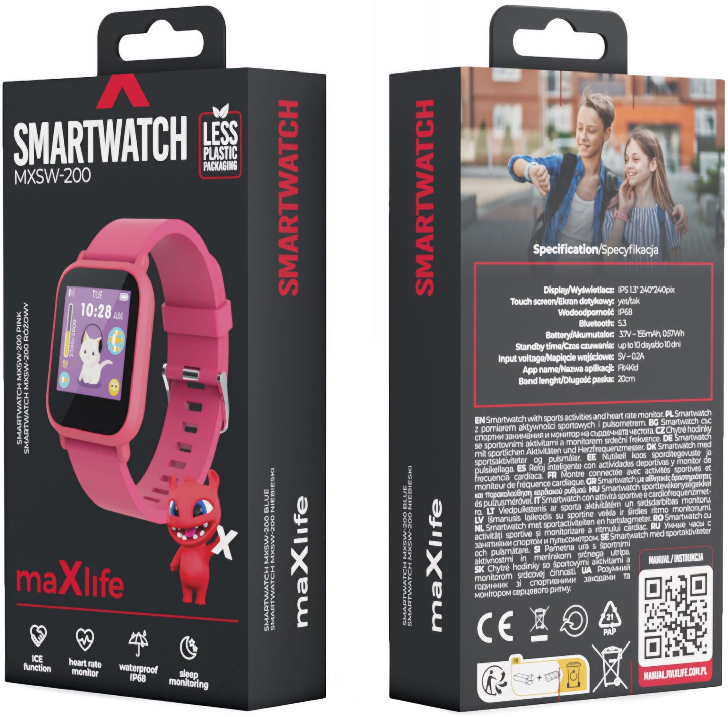 Smartwatch MaXlife Kids MXSW-200, Roz