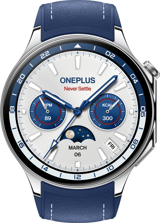 Smartwatch OnePlus Watch 2, Albastru