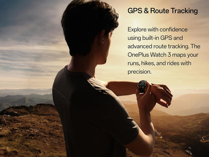 Smartwatch OnePlus Watch 3, 46mm, Negru 5491100340