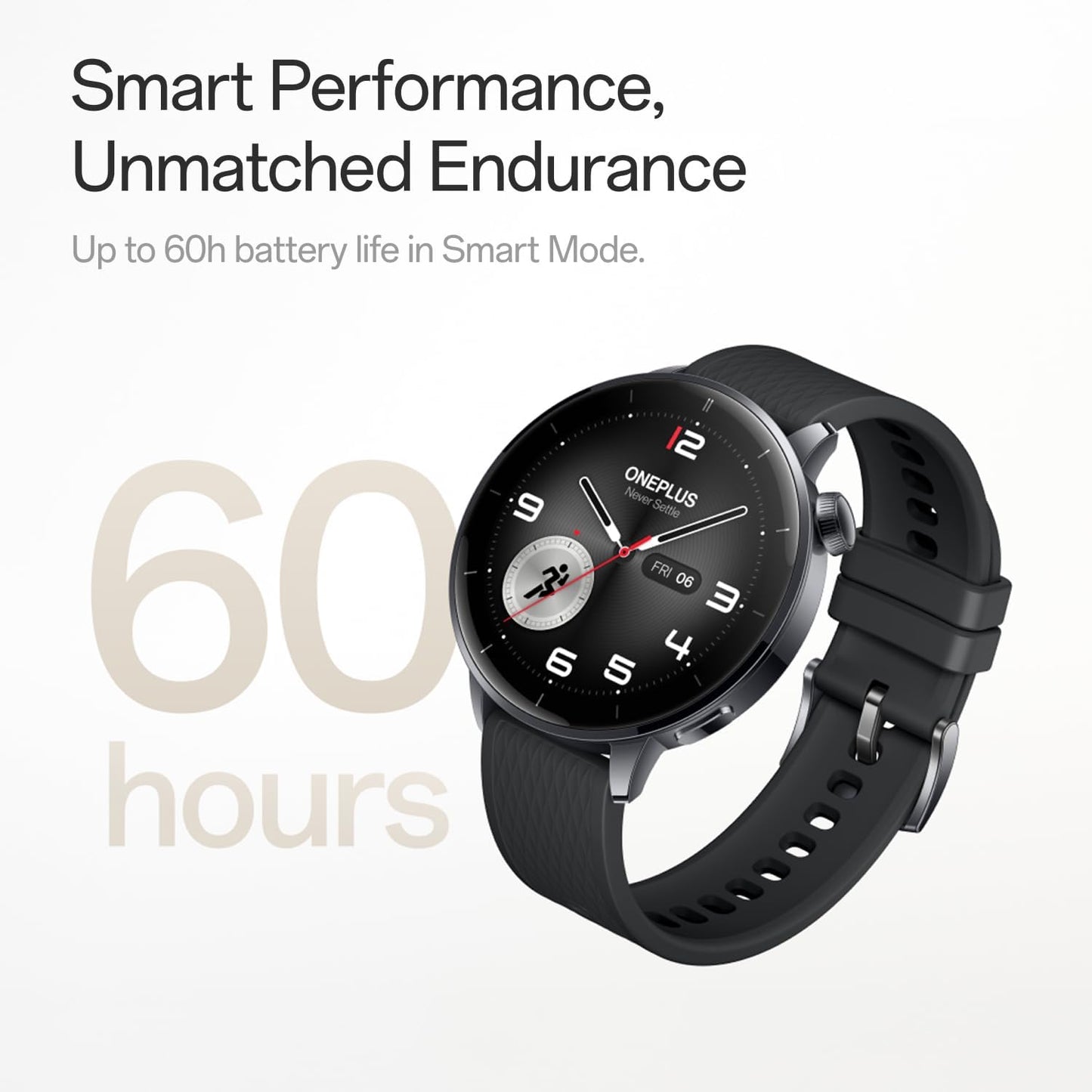 Smartwatch OnePlus Watch 3, 43mm, Argintiu 5491100422