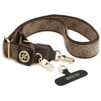 Snur Telefon Guess 4G Strass Metal Logo, Maro