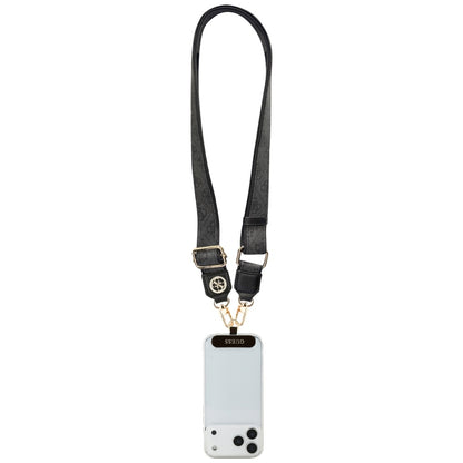 Snur Telefon Guess 4G Strass Metal Logo, Negru