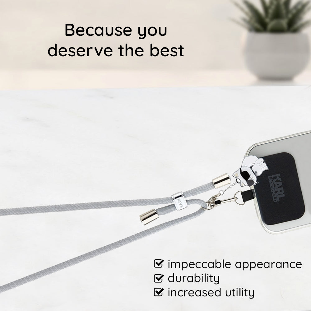 Snur Telefon Karl Lagerfeld Choupette, Gri