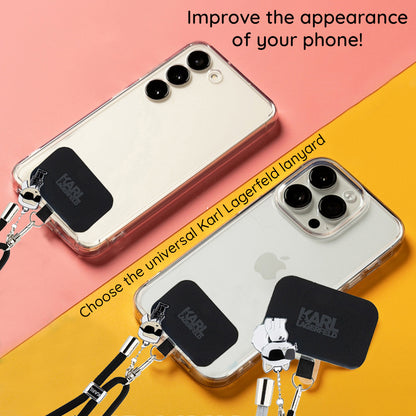 Snur Telefon Karl Lagerfeld Ikonik Karl, Negru