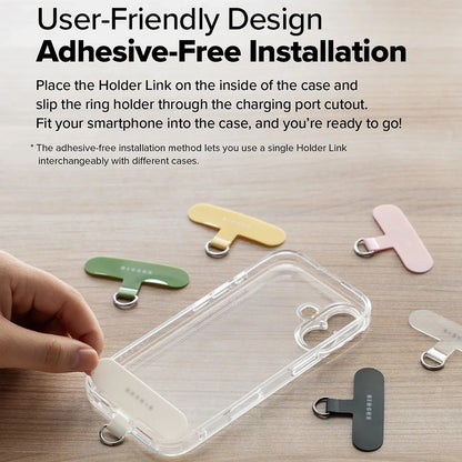 Snur Telefon Ringke Link Flow P-Type, Alb