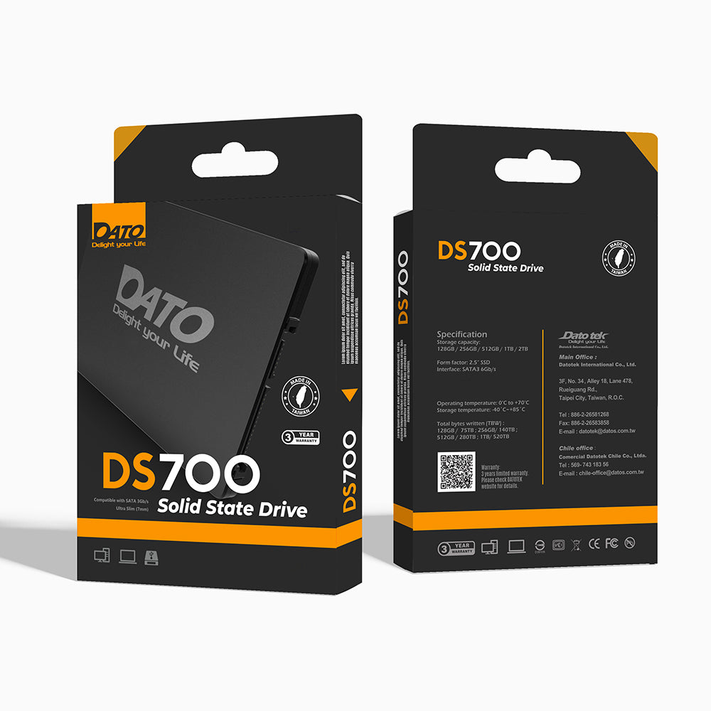 Solid State Drive (SSD) Dato, 2.5inch, 4TB, SATA III, Negru DS700SSD-4TB